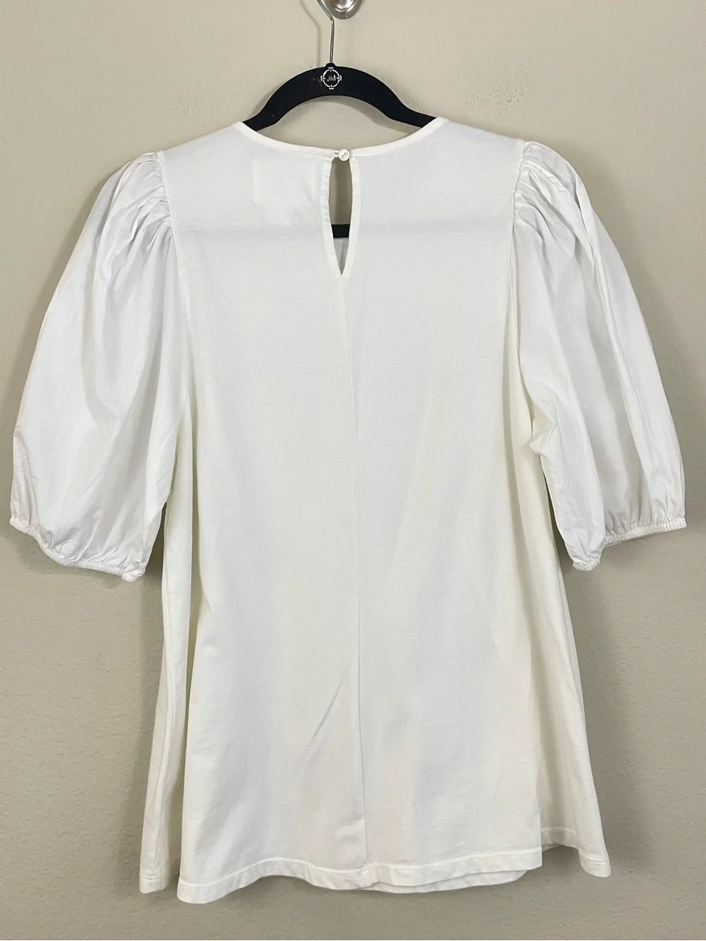 Velvet by Graham & Spencer Miki Top Puff Short Sleeves A Line Blouse Size L